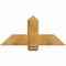 Ekena Millwork Eugene Rough Sawn Timber Gable Bracket, Western Red Cedar, 36"W x 16"H x 2"D x 6"F, 11/12 Pitch GBW036X16X0206EUG00RWR - alternate 1